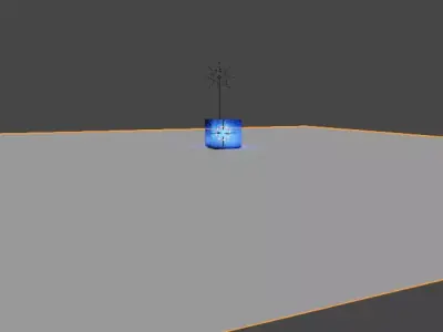 Tesseract cube 3D model