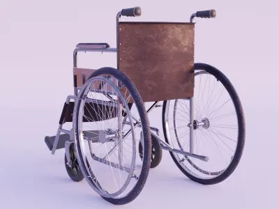 Wheel chair 3D model get