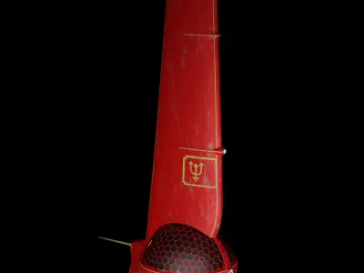 Spaceship 3D model 3D model purchase