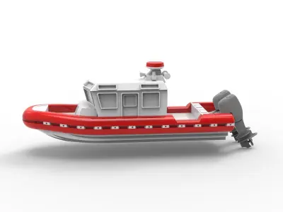 USGC boat 3D print model