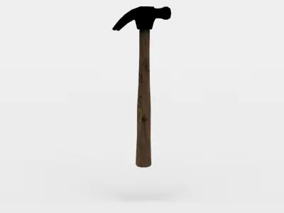 Hammer Low-poly 3D model 28