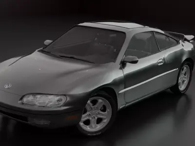 1997 Mazda MX-6 3D model