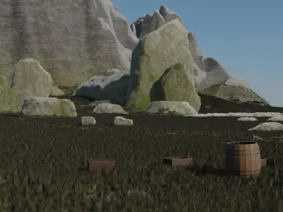 Glacial Outpost 3D model