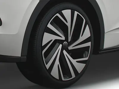 VW ID5 PRO 2022 wheel 3D model