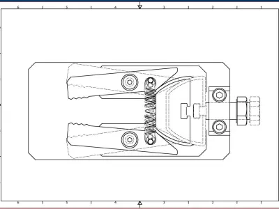 Differential Clamp 3D model