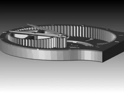 Watch clock Free 3D model
