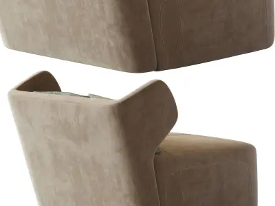 DC 100 Chaise Longue Ceccotti Collezioni 3D model