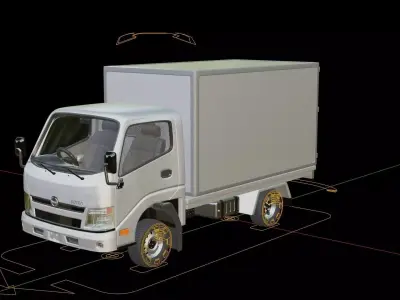 Hino Dutro Cargo Truck 3D model