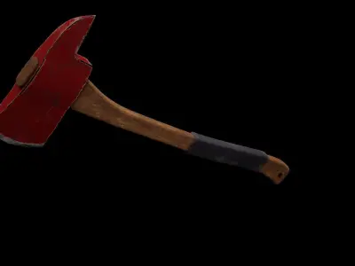 Firefighter Axe 3D model
