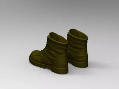 British Military Boots 3D print model