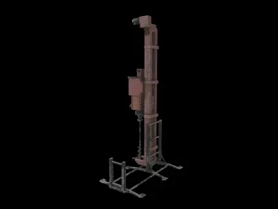 mining drill 3D model