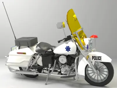 Lowrider Cop 4K 3D model