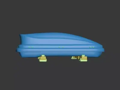 Car roof cargo box 3D print model