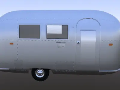 1963 Airstream Globetrotter 3D model