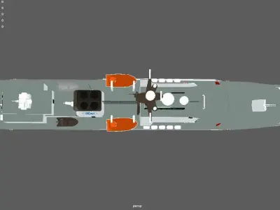 China Maritime Safety Administration ship China MSA 3d model  3D model