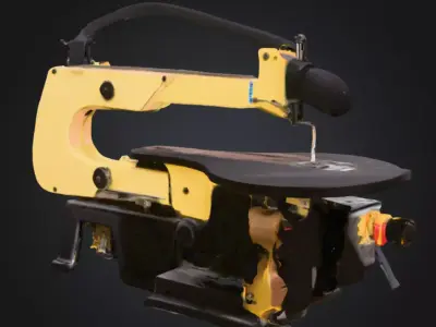 Scroll Saw Serenity HighQuality 3D Model PBR  Game Ready Low-poly 3D model