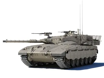 Merkava Mk-2 3D model