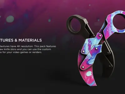 Claw Knife 3D model