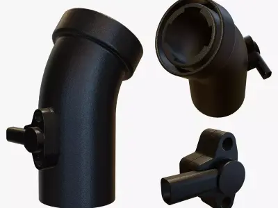Automotive Air Intake Flow Sensor 3D model