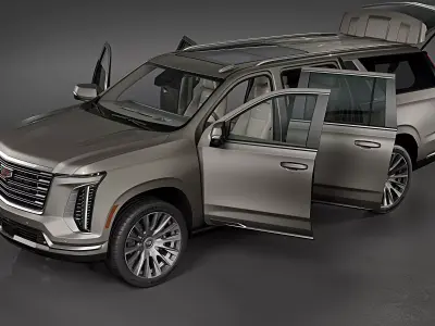 2025 Cadillac Escalade ESV Platinum 3D model
