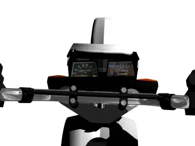 YAMAHA XT 3D model