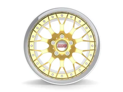 BBS 42 Style Wheels 3D model