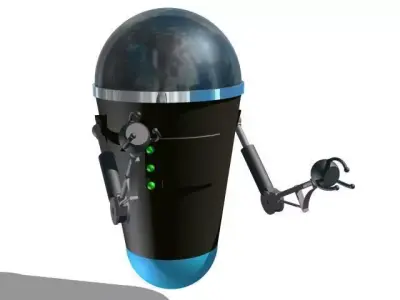 Psychic Robot Sidekick Free 3D model