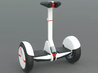 Segway Ninebot Low-poly 3D model