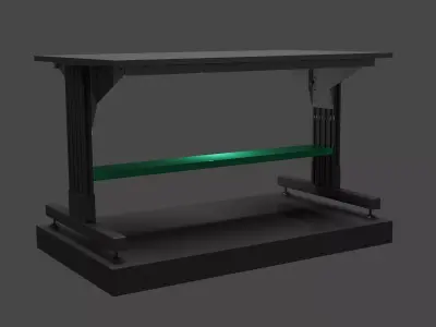 WORK TABLE - BLENDER Free 3D model