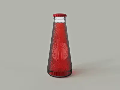 Campari bottle 3D model