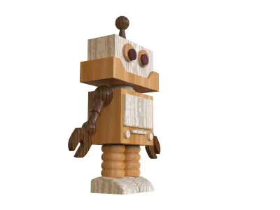 toy robot 3D model 3