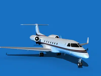 Embraer Legacy 500 V12 3D model