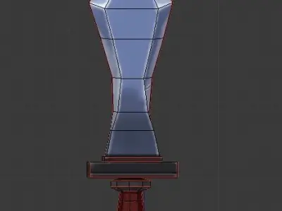 Dagger sword Free low-poly 3D model