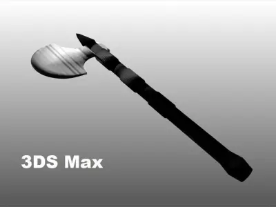 dotted ax 3D model