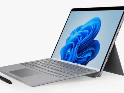 Microsoft Surface Pro 8 and Microsoft Surface Arc 3D model