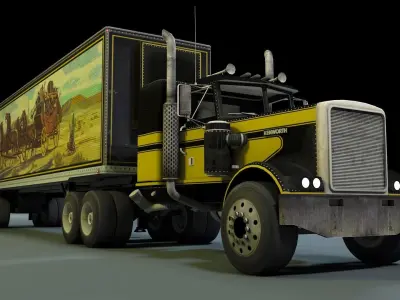 Snowmans Rig Smokey and The Bandit 3D model