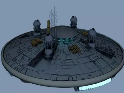 Ufo ship Free 3D model purchase