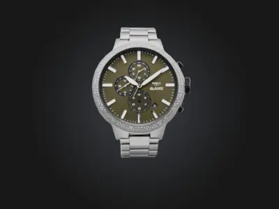 Watch Low-poly 3D model purchase
