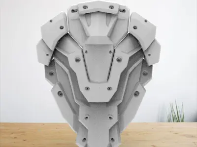 sci-fi fantasy shield  3D print model purchase