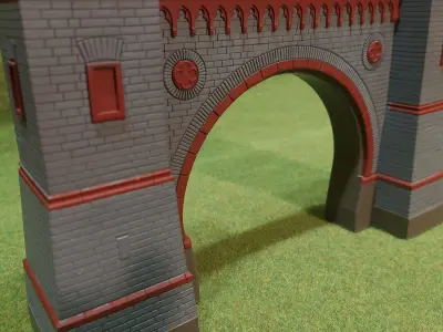 German portal Weilburg South 1-87 resin 3D print model purchase