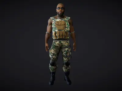 Military Ife Actor 3D model