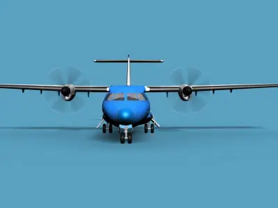 ATR  ATR-42-500 Air Express 3D model