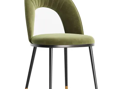 Hoff Soho dining chair set 3D model