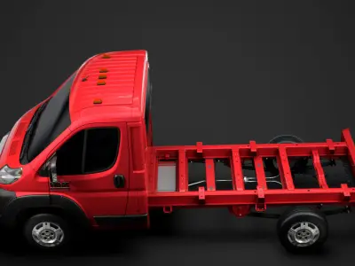 Ram Promaster Chassis Truck Single Cab 3450 WB 2020 3D model