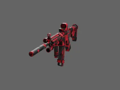 M4 Camo 3D model