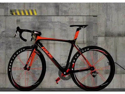  Road Bike 3D model