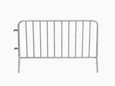 Fence Barrier 01 Low-poly 3D model