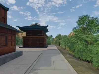 Mountain Village 3D model purchase