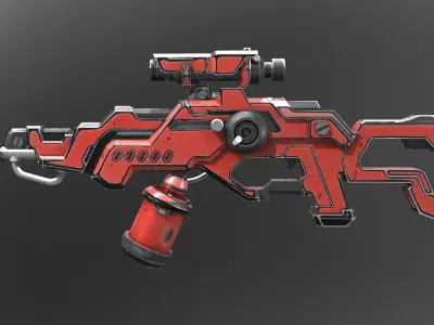 Sci Fi Gun 3D model