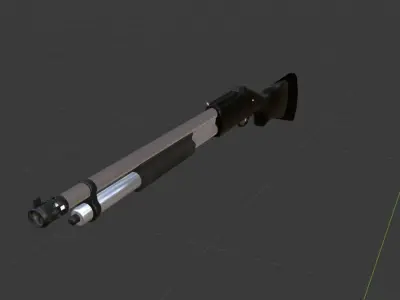 ShotGun Free low-poly 3D model get